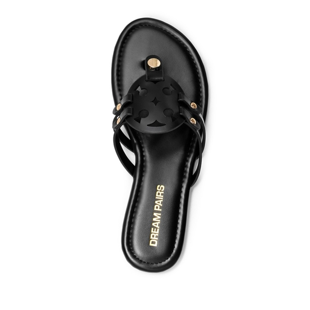 Dream Pairs Women’s Casual Strappy Flip-Flop Sandals - Picture 6 of 11